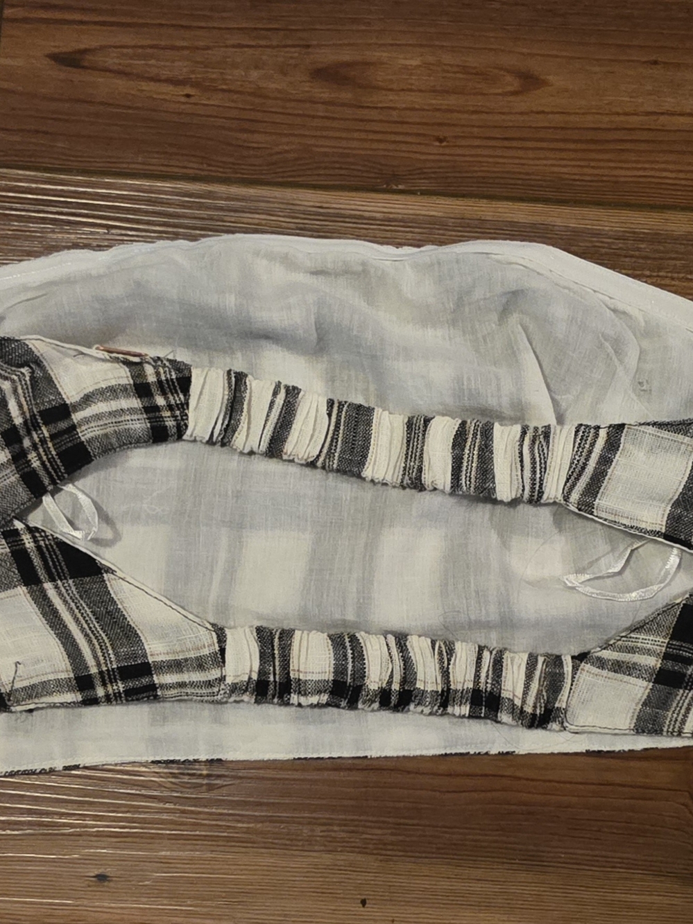 Free People "After You" Plaid Two-Piece Set Skirt and Strapless Tube Top - Picture 5 of 9